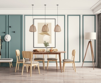 Nordic Style Dining Room-ID:401436097