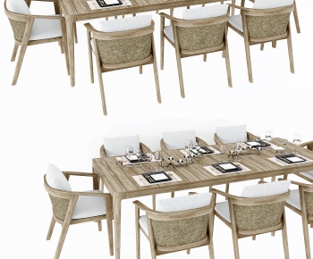Modern Dining Table And Chairs-ID:152129897