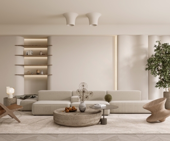 Wabi-sabi Style A Living Room-ID:553126101