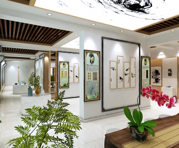 New Chinese Style Exhibition Hall-ID:452059037