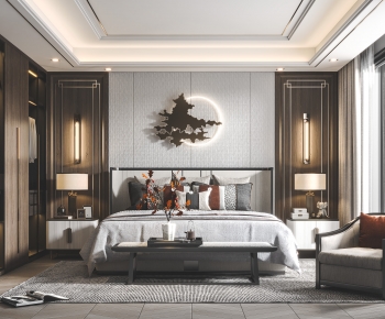 New Chinese Style Bedroom-ID:360057124