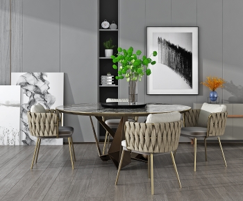 Modern Dining Table And Chairs-ID:261130343