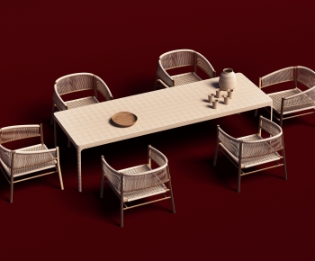 Modern Dining Table And Chairs-ID:841306922