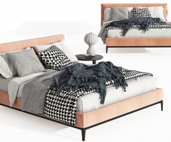 Modern Double Bed-ID:888351926