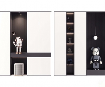 Modern Entrance Cabinet-ID:223555093