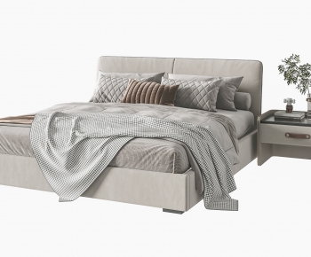 Modern Double Bed-ID:293405069