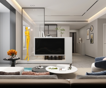 Modern A Living Room-ID:109744071