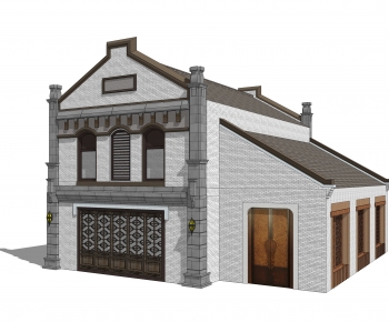 New Chinese Style Villa Appearance-ID:898238908