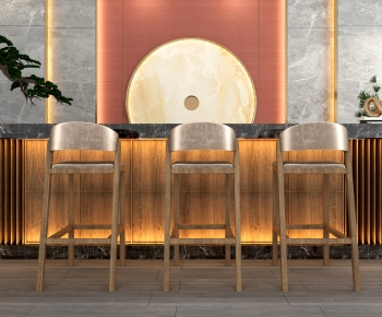 New Chinese Style Reception Desk-ID:598476898