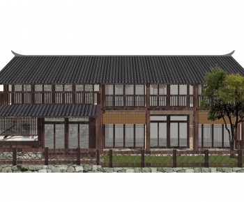 New Chinese Style Villa Appearance-ID:878915079