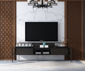 New Chinese Style TV Cabinet-ID:878374101