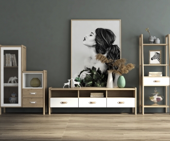 Nordic Style TV Cabinet-ID:334084037