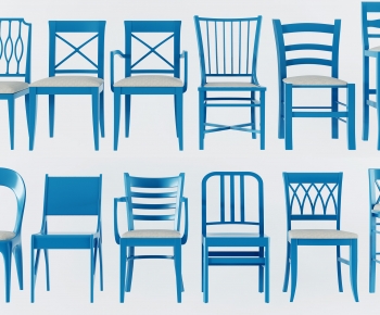 Mediterranean Style Single Chair-ID:126113892