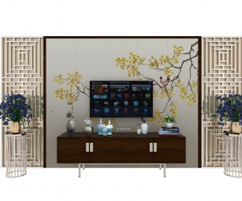 New Chinese Style TV Cabinet-ID:166827929