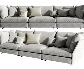 Modern Three-seat Sofa-ID:520783902