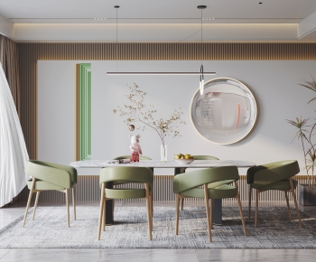 Modern Nordic Style Dining Room-ID:442002061