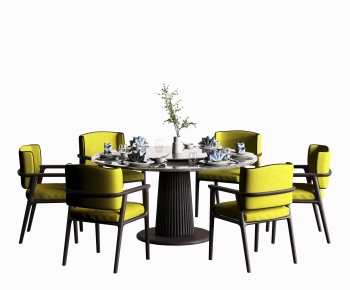 Modern Dining Table And Chairs-ID:846041928