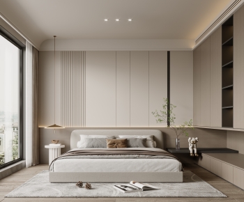 Modern Wabi-sabi Style Bedroom-ID:316643955