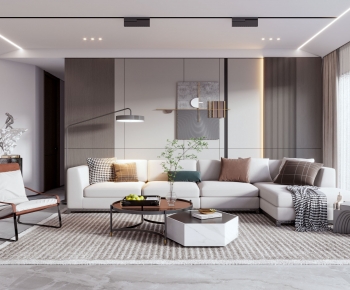 Modern A Living Room-ID:294169901