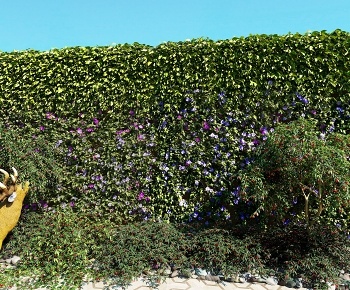 现代植物墙绿植墙植物堆-ID:1324764