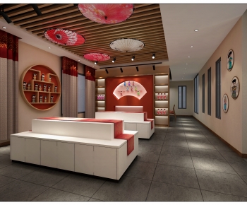 New Chinese Style Exhibition Hall-ID:657889895