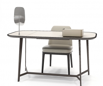 Modern Computer Desk And Chair-ID:406807906