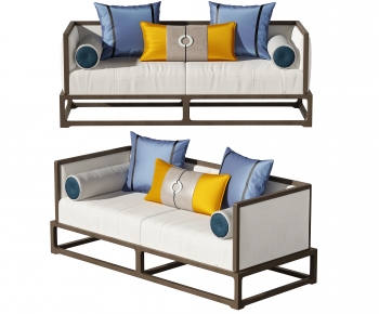 New Chinese Style A Sofa For Two-ID:513434891