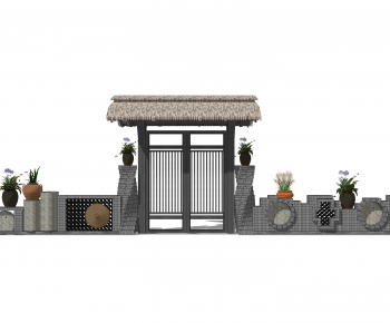 Chinese Style Facade Element-ID:309154999