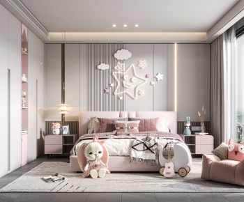 Modern Girl's Room Daughter's Room-ID:741090069