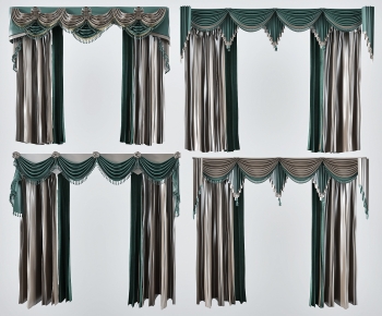 Simple European Style The Curtain-ID:166383036