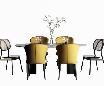 Modern Dining Table And Chairs-ID:851375107