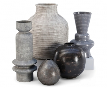 Wabi-sabi Style Clay Pot-ID:246943001