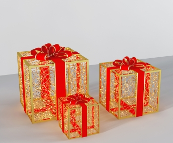 现代圣诞礼物礼品包装盒装饰灯-ID:176160391