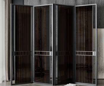 Modern Glass Screen Partition-ID:805010826