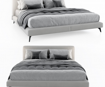 Modern Double Bed-ID:441474912