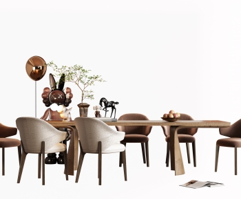 Modern Dining Table And Chairs-ID:826770077