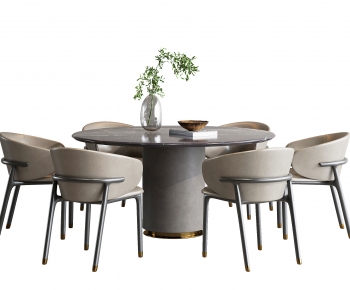 Modern Dining Table And Chairs-ID:790321115