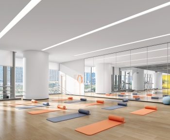 Modern Yoga Room-ID:855829956