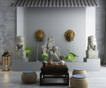 New Chinese Style Garden-ID:288128994
