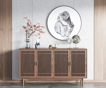 New Chinese Style Side Cabinet-ID:716955908