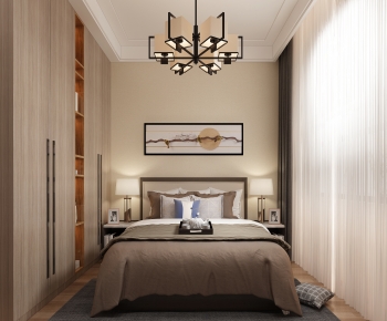 New Chinese Style Bedroom-ID:927854063
