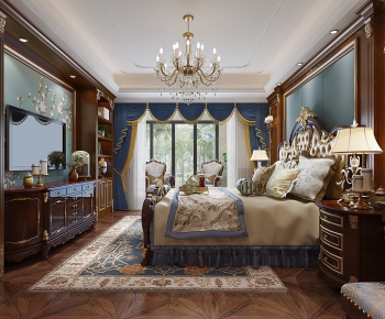 European Style Classical Style Bedroom-ID:569185973