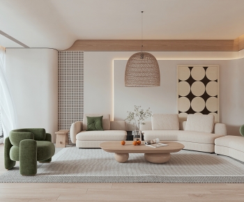 Wabi-sabi Style A Living Room-ID:230699067
