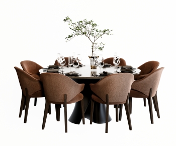 Modern Dining Table And Chairs-ID:897209692