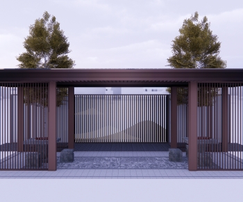 New Chinese Style Building Component-ID:761492013