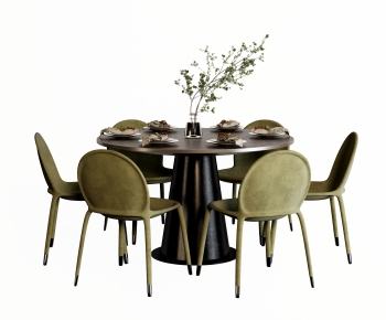 Modern Dining Table And Chairs-ID:394948018