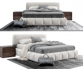 Modern Double Bed-ID:774727111