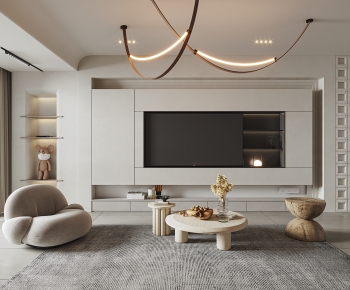 Wabi-sabi Style A Living Room-ID:457988024