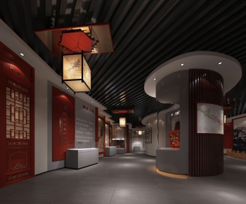 Chinese Style Exhibition Hall-ID:452683939