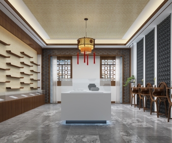 New Chinese Style Exhibition Hall-ID:286614894